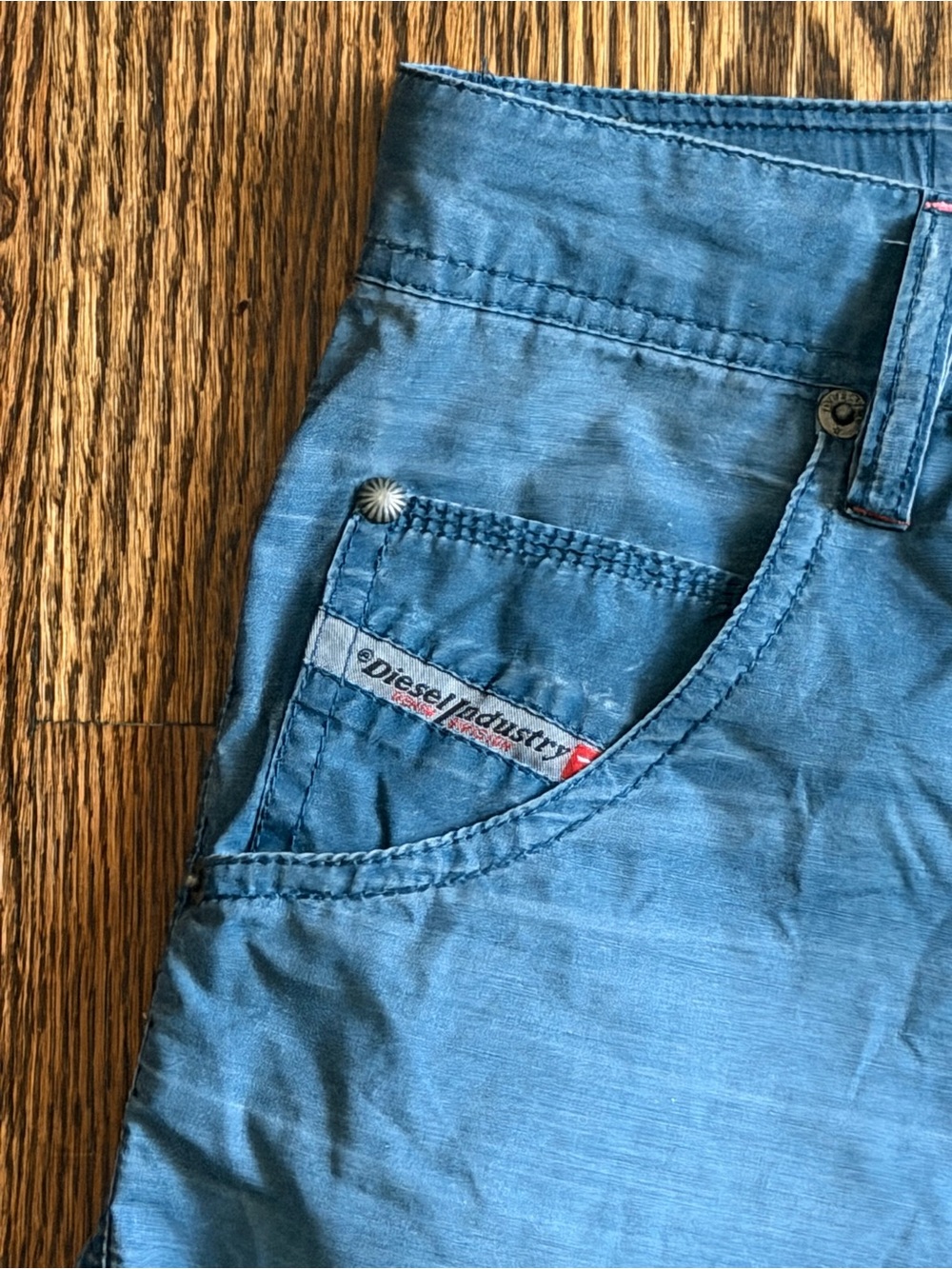 Diesel Men's Blue Swim Trunks - Picture 2 of 3
